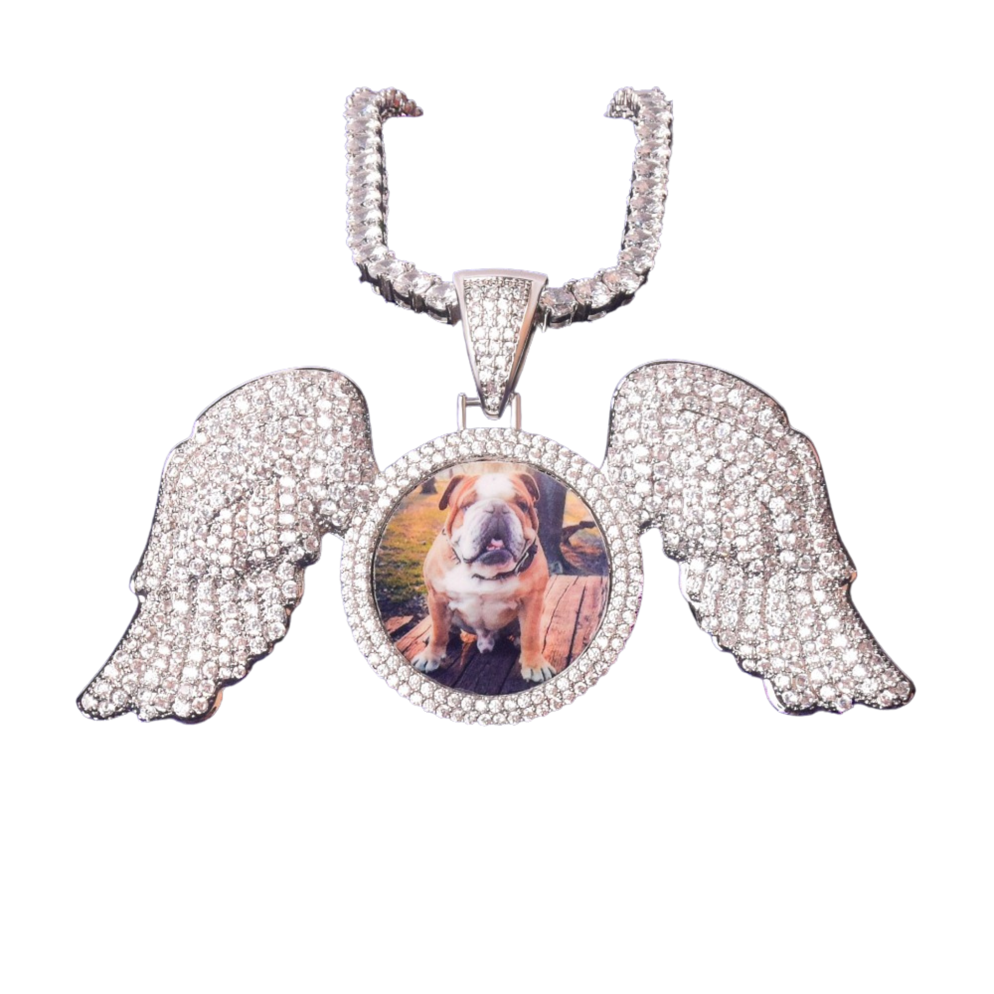 Special Wings Tennis Custom Photo Picture Pendant Necklace