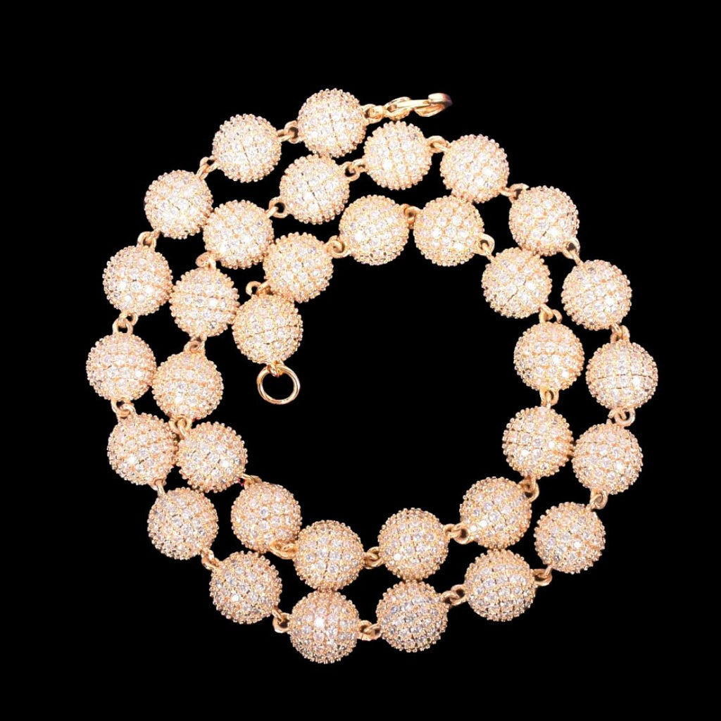 10mm World's Tennis Iced Out Diamond Necklace Chain