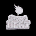 Street Heat Iced Out Diamond Pendant Necklace