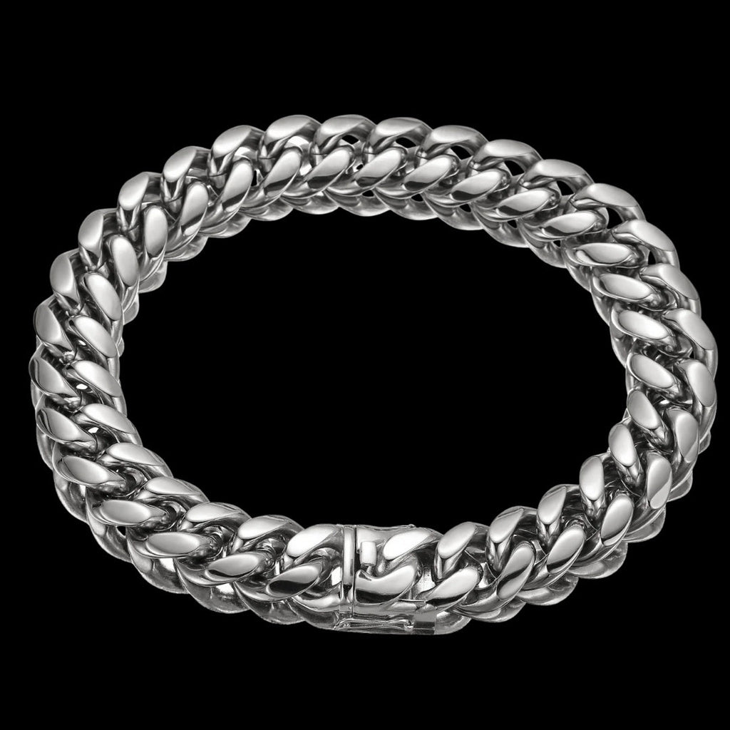 6MM-20MM Prong Box Clasp Luxury Stainless Steel Necklace Chain