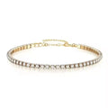 HIGH CUT STAINLESS STEEL TENIS BRACELET