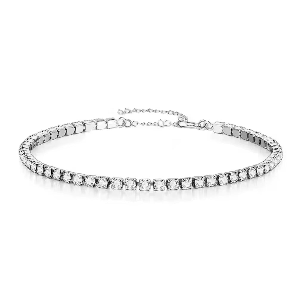 HIGH CUT STAINLESS STEEL TENIS BRACELET