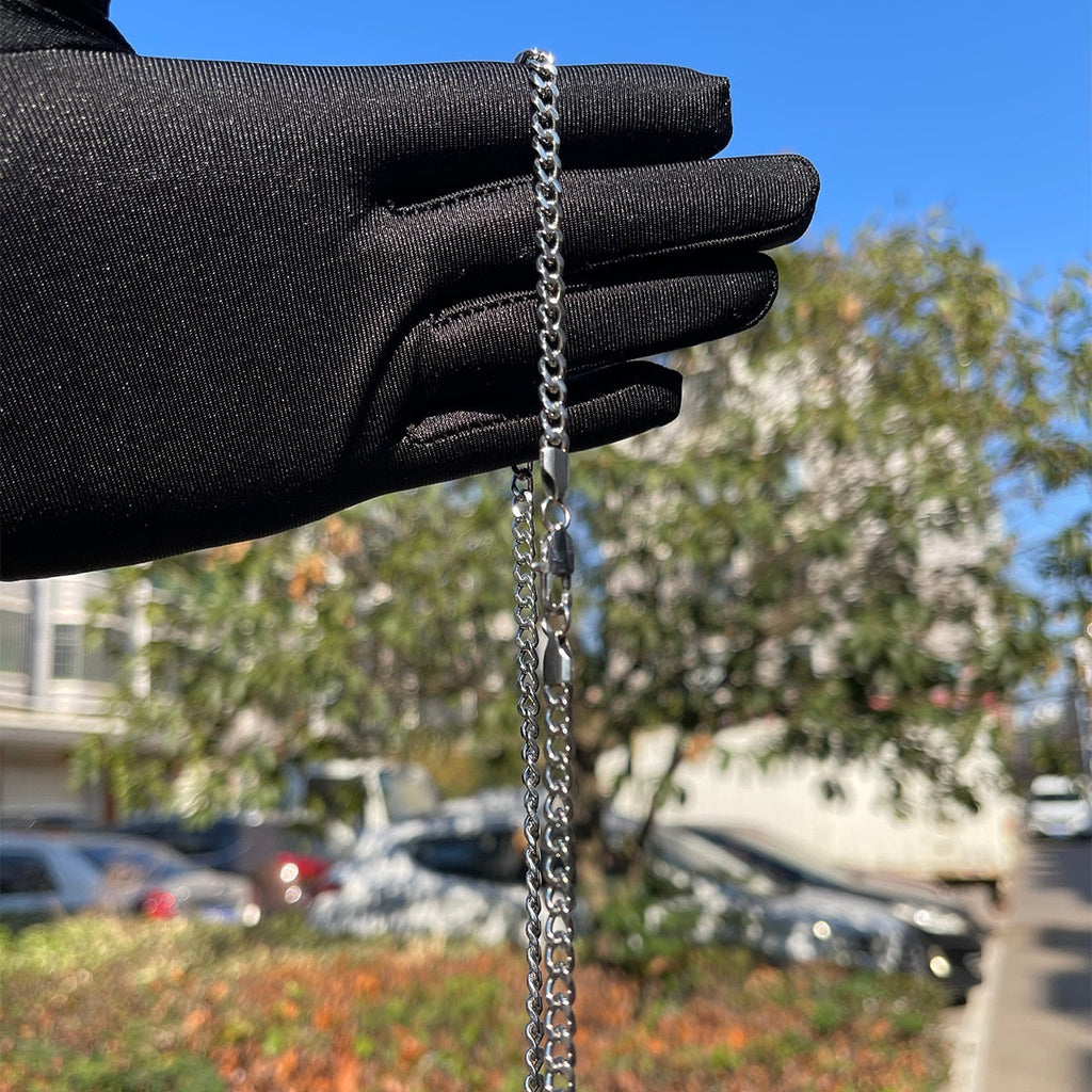 5MM Stainless Steel Cuban Link Chain Necklace