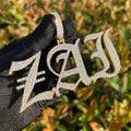 Thin Luxury Iced Out Personalized Custom Name Necklace Pendant