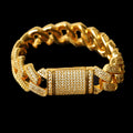 14MM Elegant Thick Iced Out Diamond Bracelet