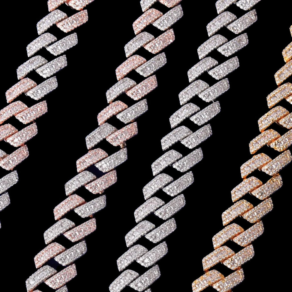 14MM Elegant Thick Iced Out Diamond Bracelet